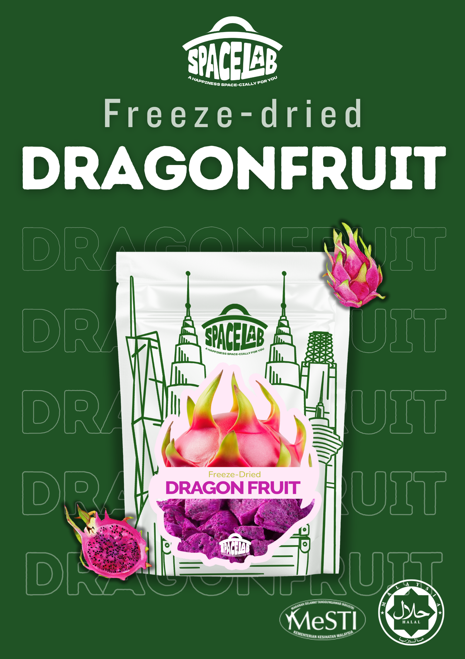 Space Lab Freeze Dried Fruits Series 20g